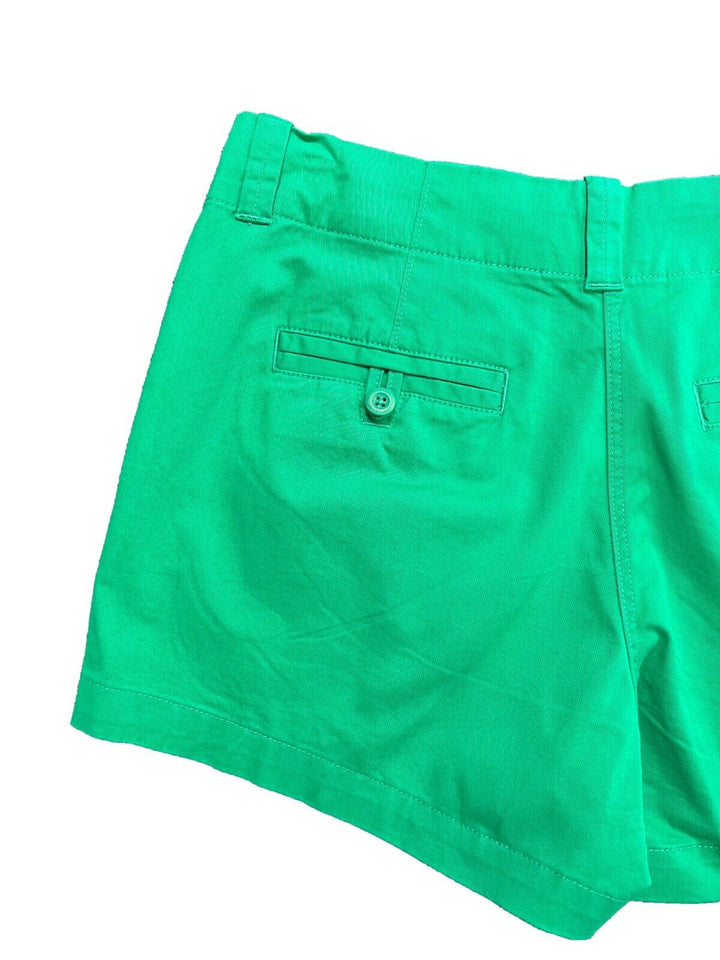 Vineyard Vines Women's Sea Swell Green Shorts Everyday Solid Pockets (S02)