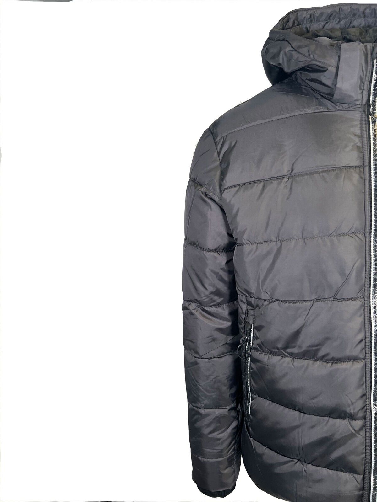 Gant Men's Grey Jacket Active Cloud Puffer Hooded (S02)