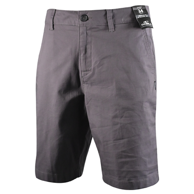 O'Neill Men's Chino Shorts Graphite At The Knee Jay Stretch (S12)