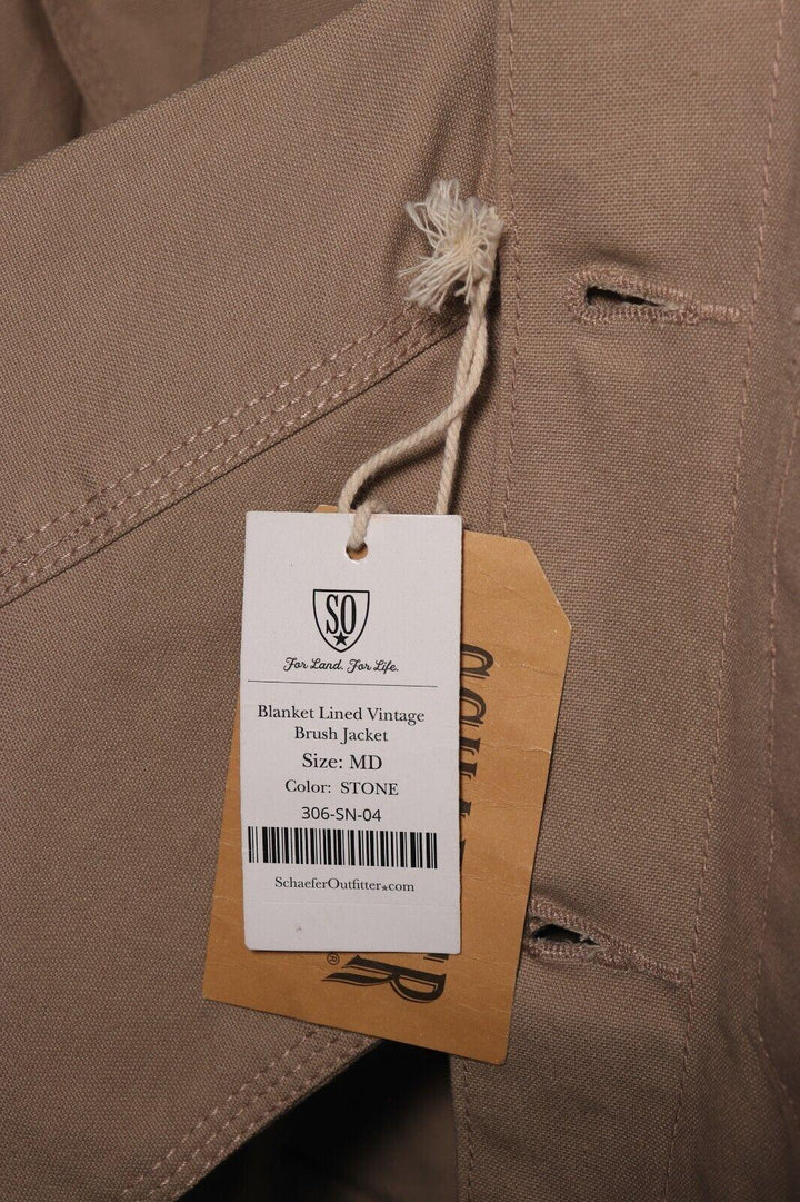 Schaefer Outfitter Men's Jacket Stone Blanket Lined Vintage Brush L/S (S05)