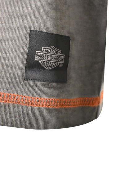 Harley-Davidson Men's T-Shirt Block Letters Graphic Long Sleeve (S65)