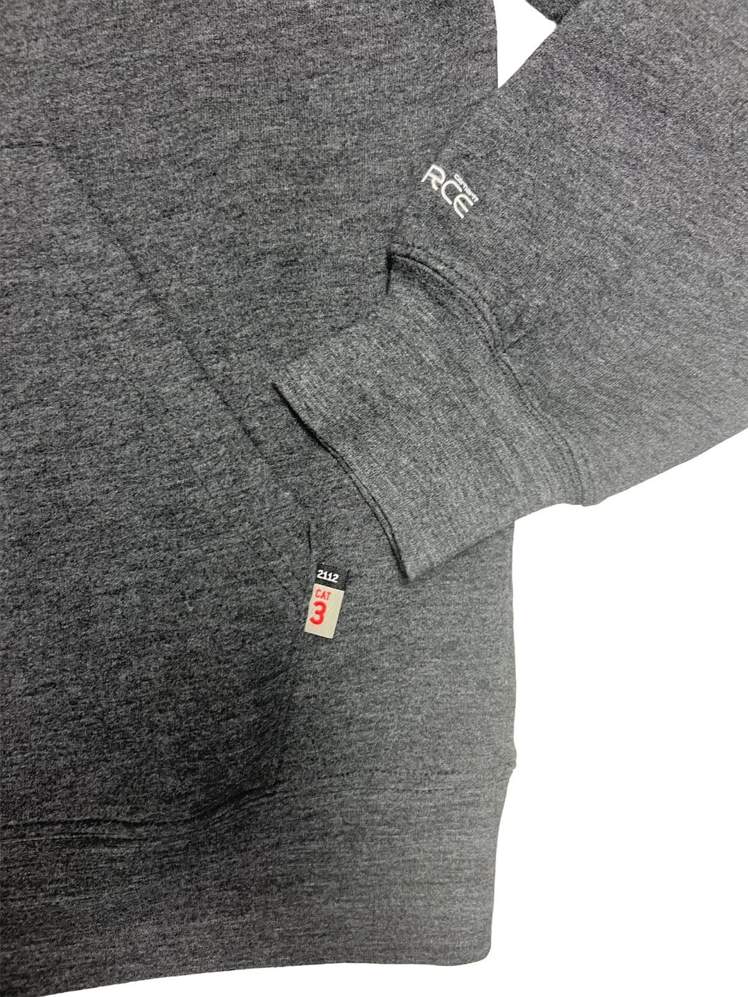Carhart FR Men′s Granite Heather Sweatshirt Quarter Zip Mock Neck (S52)