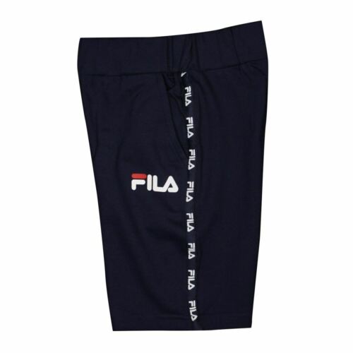 FILA Boy's Navy Blue & White Two-Toned T-Shirt & Pants Set (S01)