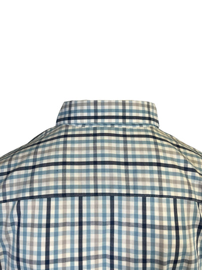 Columbia Men's Ripple Blue Multi Gingham Rapid Rivers II S/S Shirt (431)