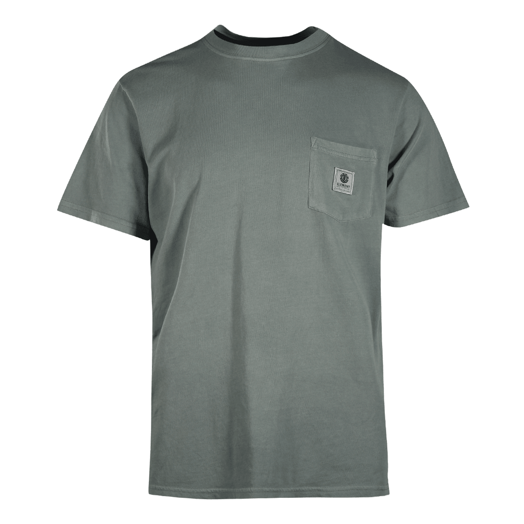 Element Men's T-Shirt Mineral Green Basic Pocket Tee S/S (S04)