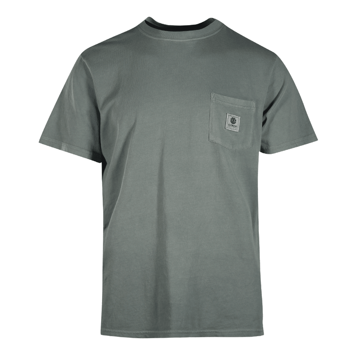 Element Men's T-Shirt Mineral Green Basic Pocket Tee S/S (S04)