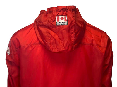 Canadian Peak Men's Red Jacket 1953 Butaneak Wind Rain Breaker (S04)