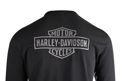 Harley-Davidson Men's T-Shirt Black Pocket Tee (S66)