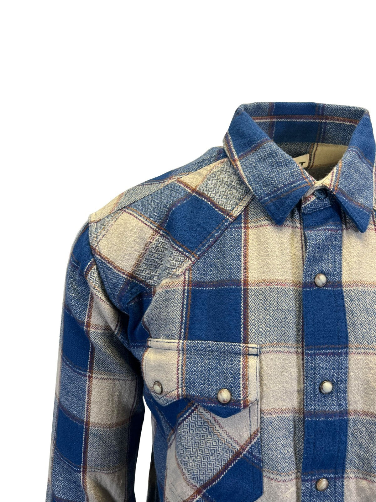 Ariat Men's White Pepper Shirt Howie Retro Fit Long Sleeve (S42)