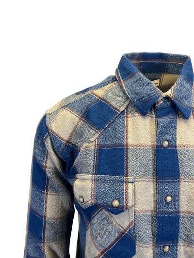 Ariat Men's White Pepper Shirt Howie Retro Fit Long Sleeve (S42)