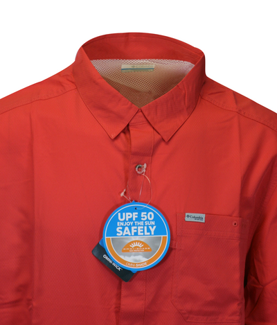 Columbia Men's Shirt Slack Tide PFG Camp Shirt UPF 50 S/S