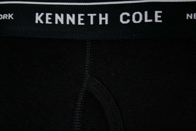 Kenneth Cole Men's New York 1 Pack Black Band Black Boxer Brief (S03)