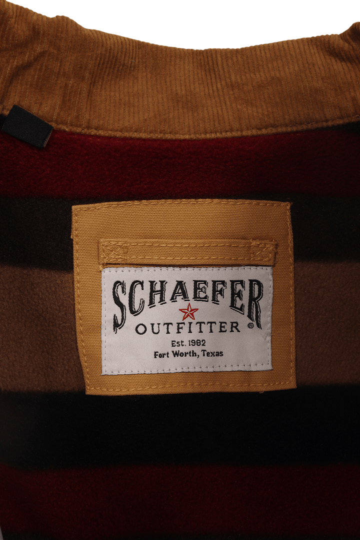 Schaefer Outfitter Men's Jacket Suntan Blanket Lined Vintage Brush L/S (S01)