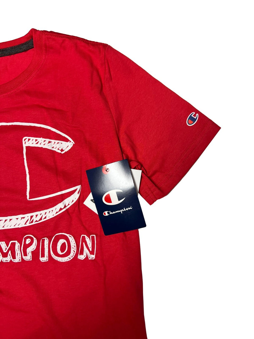 Champion Boy’s Red Grey T-Shirt &amp; Short Set (S03)