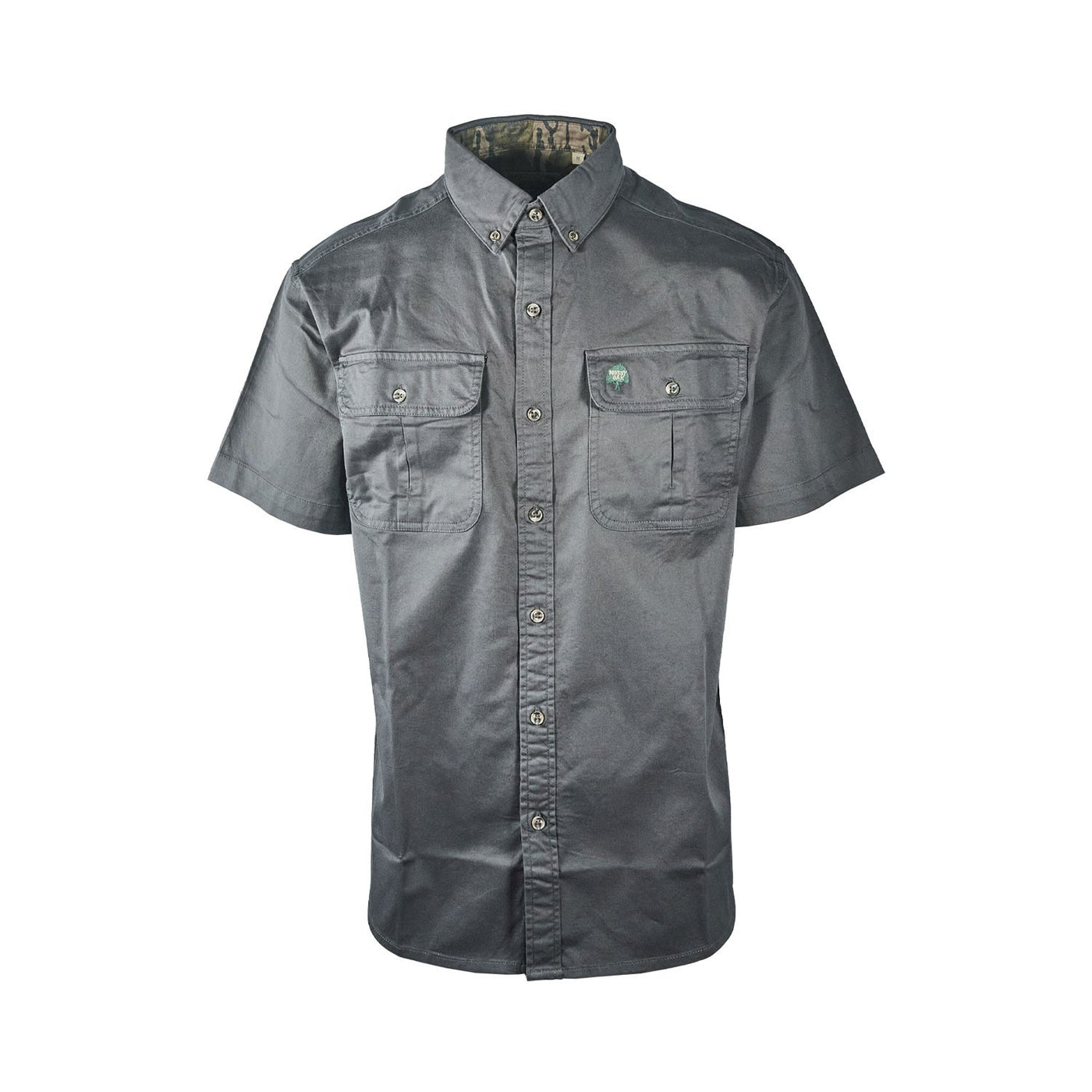 Companions Mossyoak Men's Shirt Dirt Cotton Twill Pocket S/S (S01 - S08)