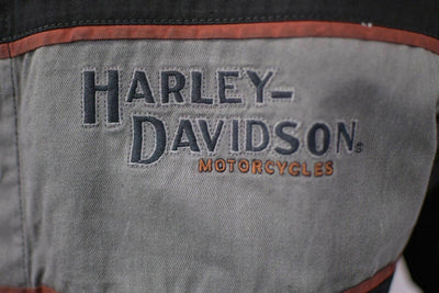 Harley-Davidson Men's Iron Block Two Tone S/S Woven Shirt (S26)