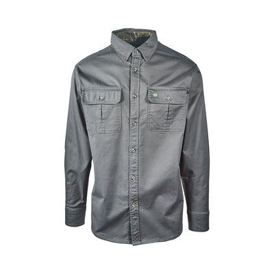 Companions Mossyoak Men's Shirt Dirt Cotton Twill 2 Flap Pockets L/S (S01 - S04)