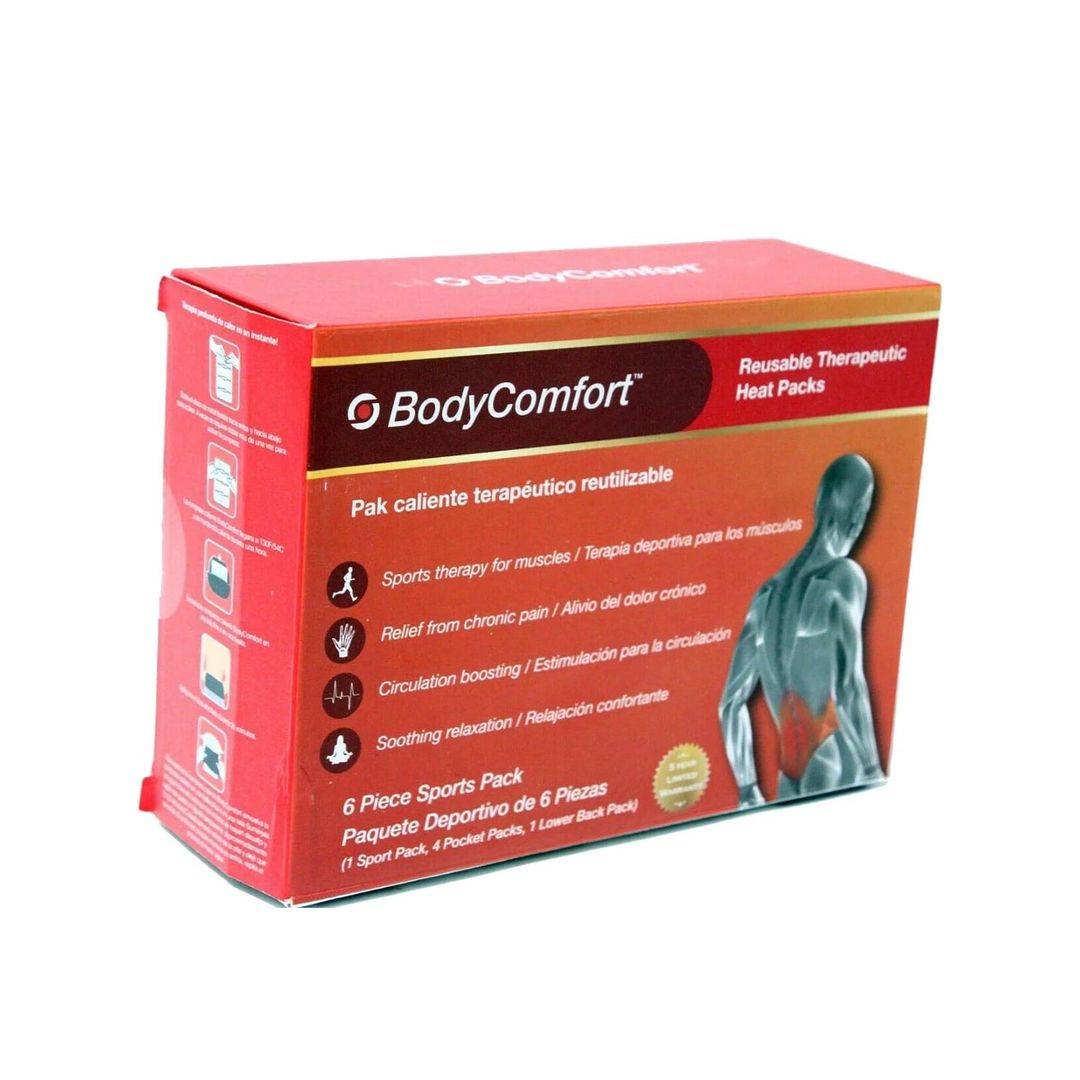 BodyComfort Therapeutic Instant Heat Pack - 6 Reusable Piece Pack