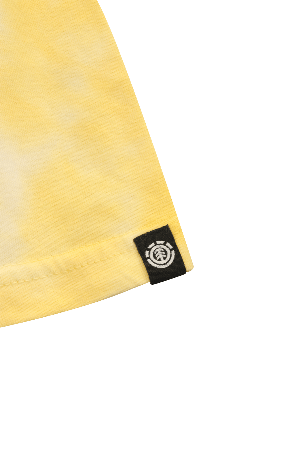 Element Men's T-Shirt Yellow Tie-Dye Four Elements Sketched Graphic S/S (S14)