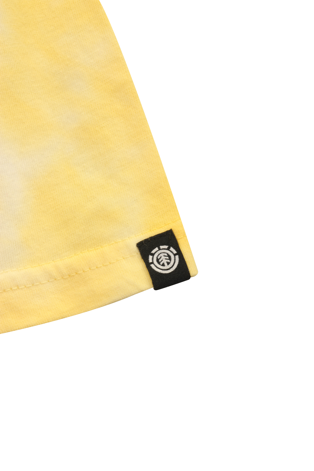 Element Men's T-Shirt Yellow Tie-Dye Four Elements Sketched Graphic S/S (S14)
