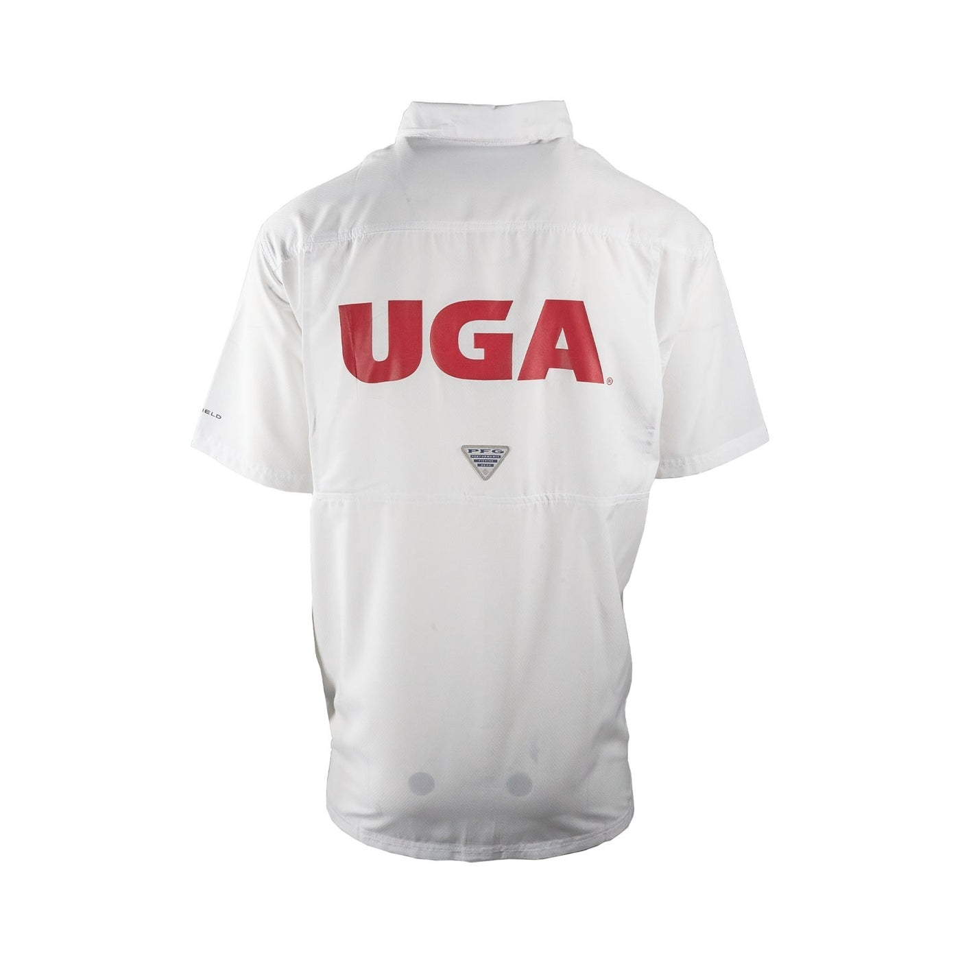 Columbia Men's White Shirt Georgia Bulldogs PFG Slack Tide Omni-Shade (107)