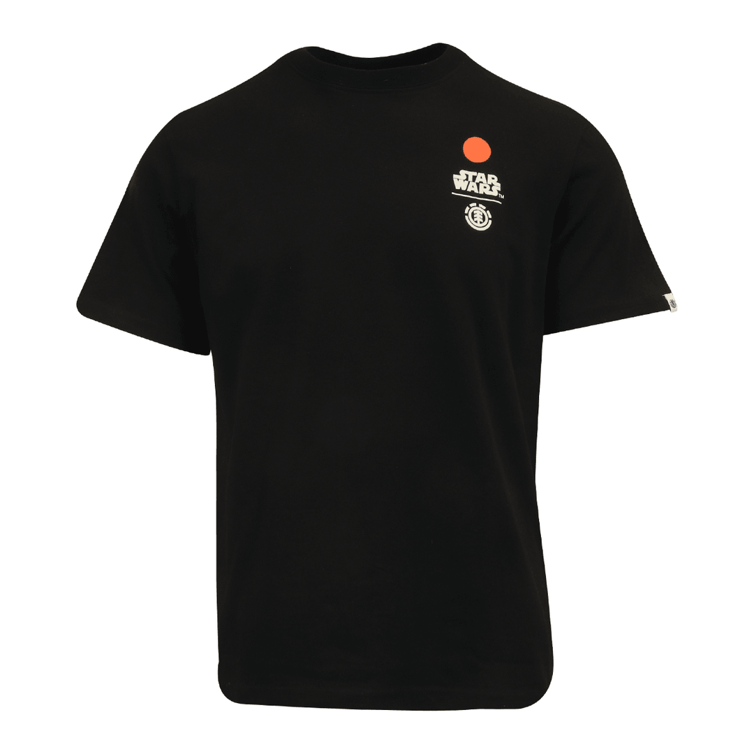 Element x Star Wars Men's T-Shirt Black Red Circle C3PO & R2D2 S/S (S18)