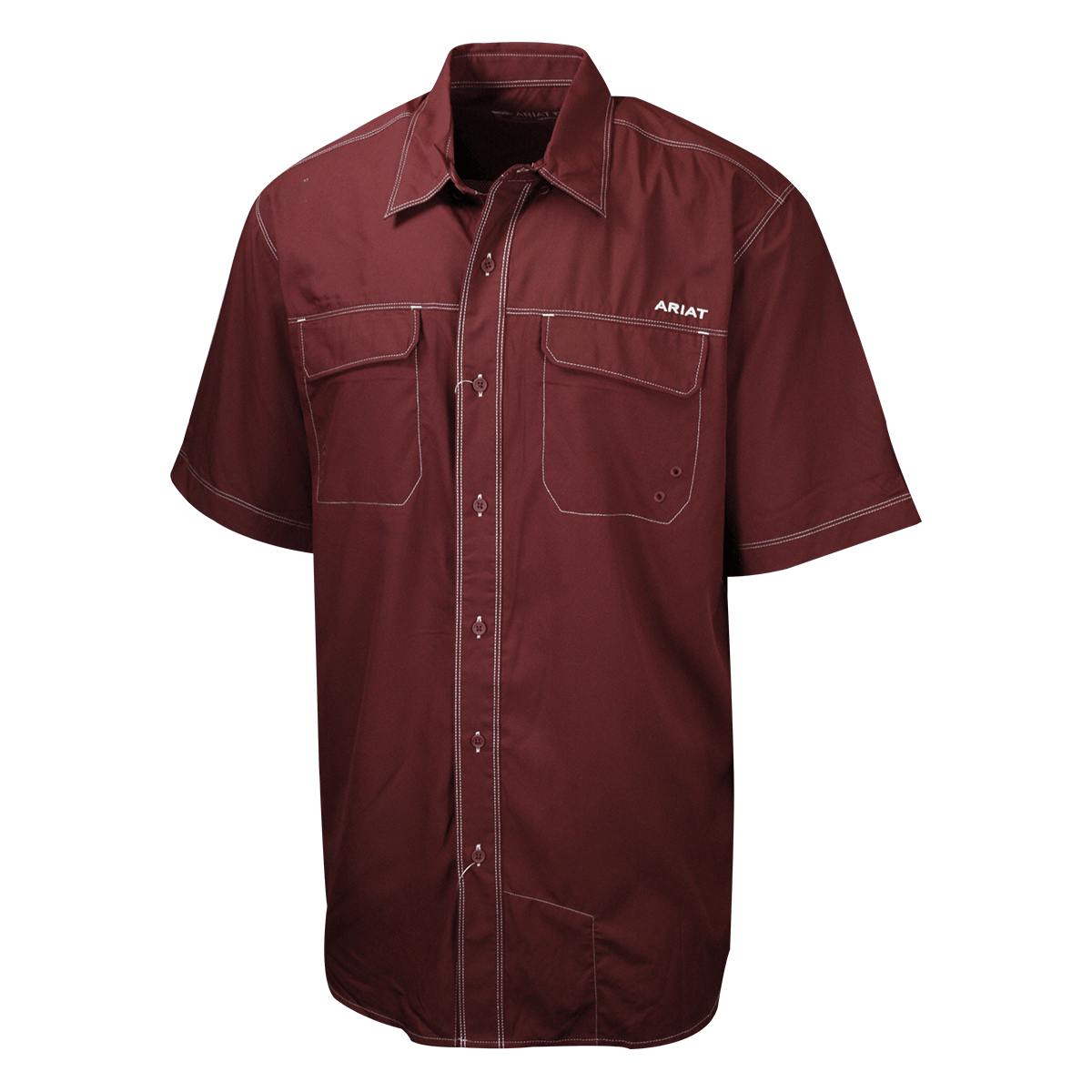 Cavenders Men's Ariat Venttek Outbound S/S Woven Shirt (Retail $56.95)