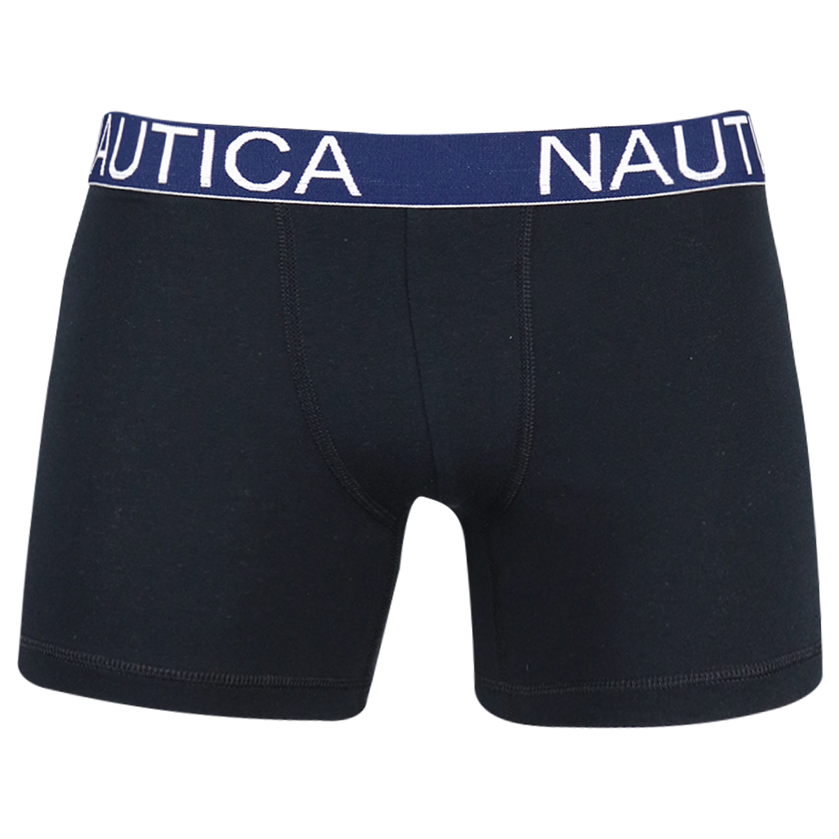 Nautica Men's Black Stretch 3 Pack Boxer Briefs