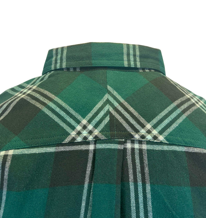 Columbia Men's Rain Forest Trails Edge Plaid Shirt Flare Gun Stretch Flannel L/S