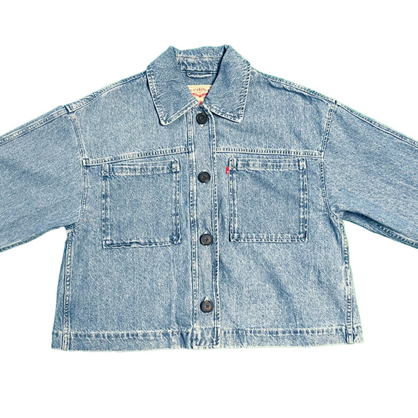Levi's Women's Denim Jacket Cara Cotton Prep Outerwear Coat (S01)