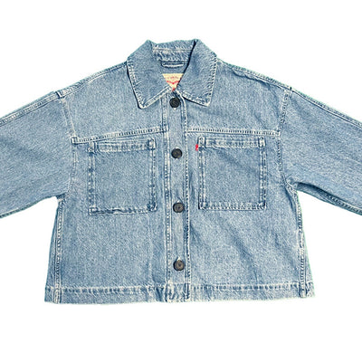 Levi's Women's Denim Jacket Cara Cotton Prep Outerwear Coat (S01)