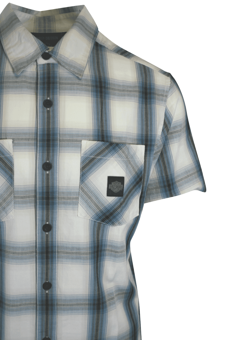 HD Branded Men's Shirt Plaid Forever S/S Woven