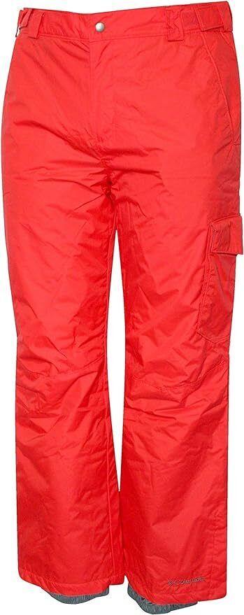 Columbia Men's Mountain Red Snow Pants Bull Lake Waterproof (S02)