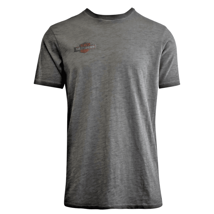 HD Branded Men's T-Shirt Heather Sheen Logo Embroidery Right Chest (S80)