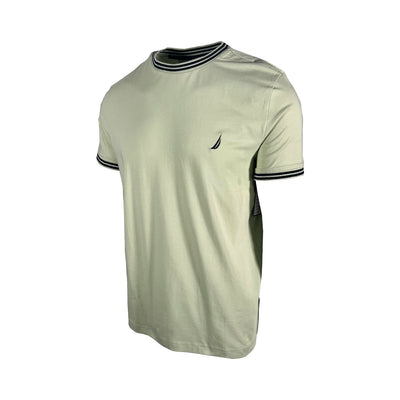 Nautica Men's T-Shirt Performance Short Sleeve Sea Green (S16) + Sea Blue (S17)
