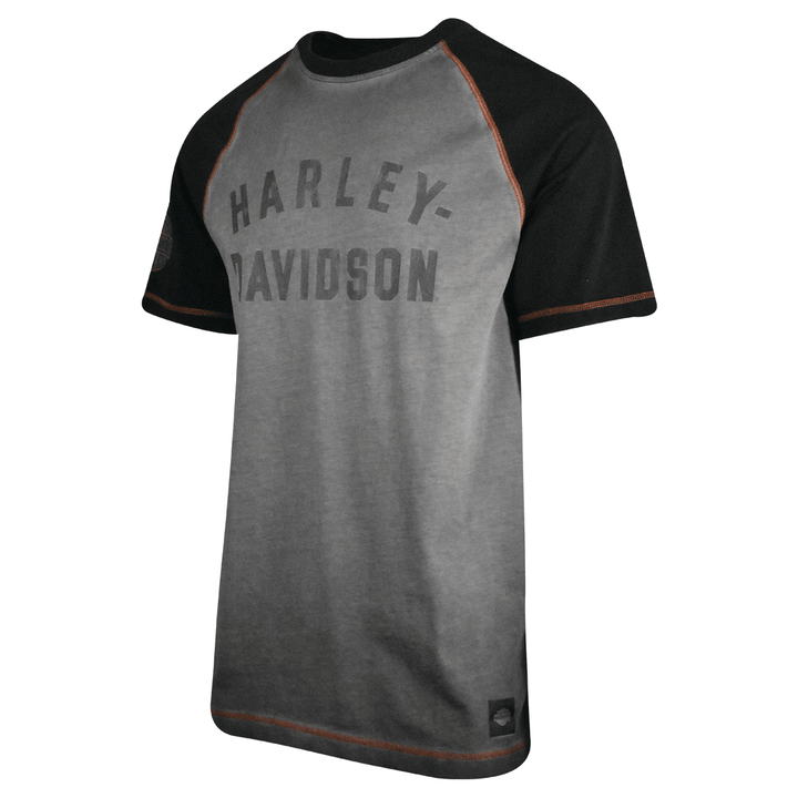 HD Branded Men's T-Shirt Grey Colorblocked Performance Staple (S61)