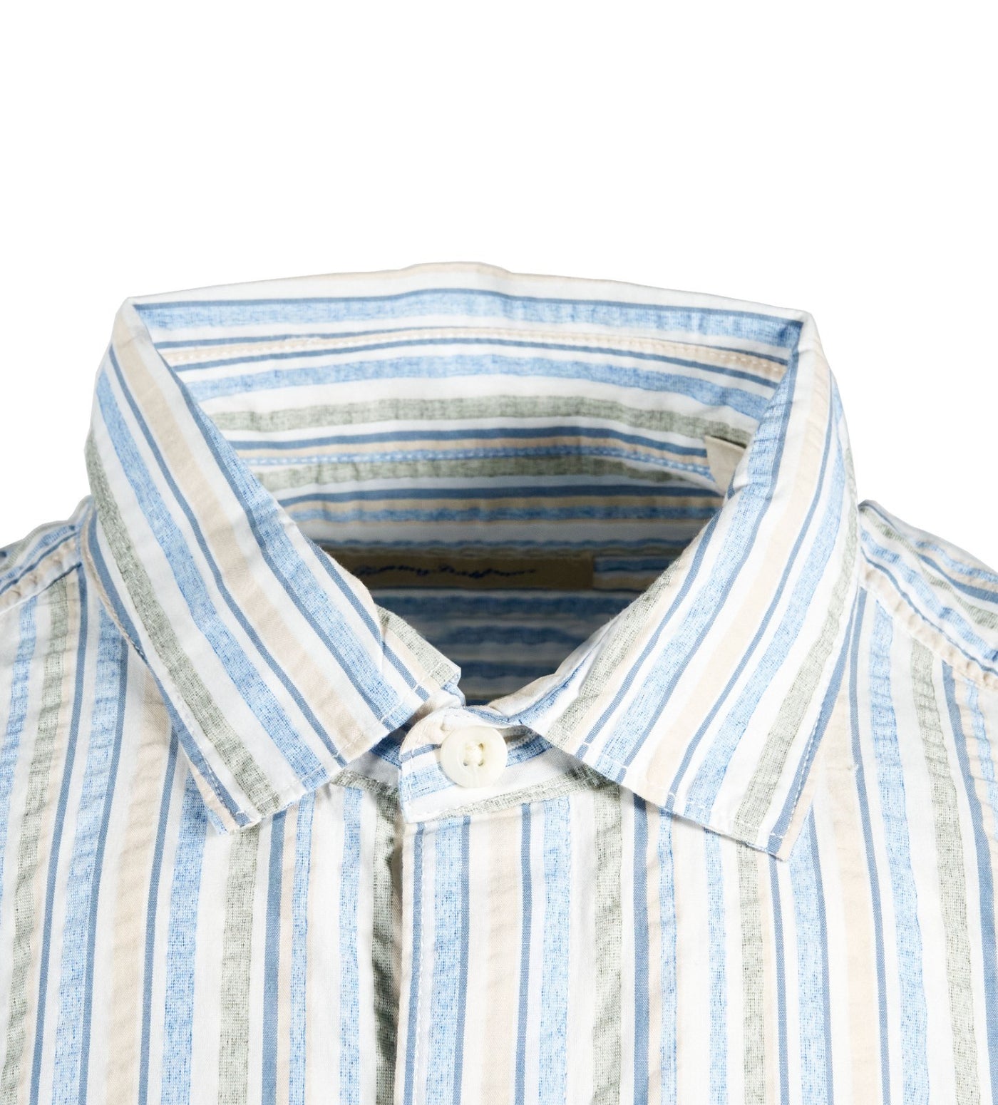 Tommy Bahama Men's Cabo Blue Shirt Lagoon Drive Stripe Pocket S/S (S16)