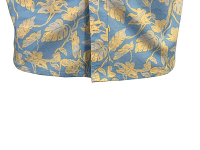 Columbia Men's Ripple Blue Shirt Vined Rapid Rivers Printed Short Sleeve (431)