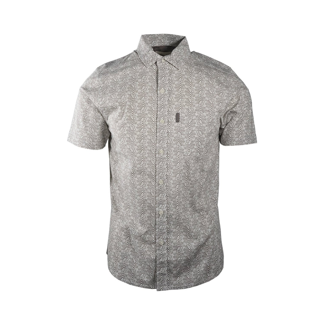 Ariat Men's Shirt White Morgan Stretch Modern Fit S/S (S49)