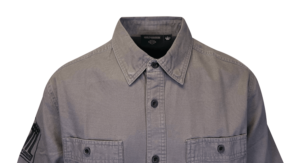 HD Branded Men's Blackened Pearl Shirt Forever Canvas S/S (S66)