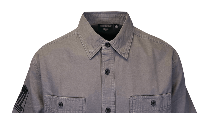HD Branded Men's Blackened Pearl Shirt Forever Canvas S/S (S66)