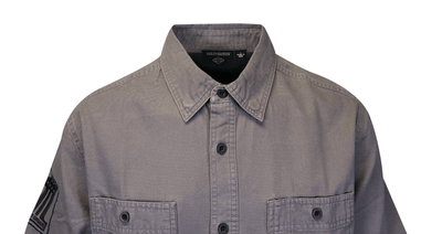 Branded  Men's Blackened Pearl Shirt Forever Canvas S/S (S66)