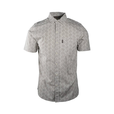 Ariat Men's Shirt Marc & Morgan Stretch Modern Fit S/S Vanilla Ice, White (S49)