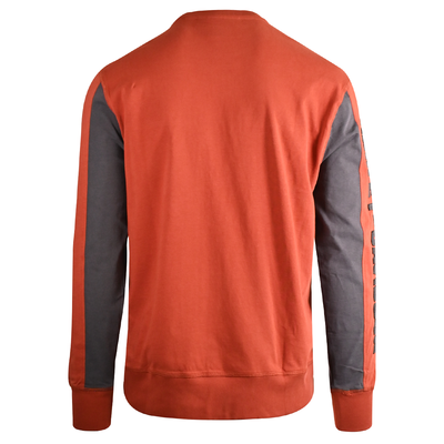 Harley-Davidson T-Shirt Red Orange Copperblock Thick L/S (S23)