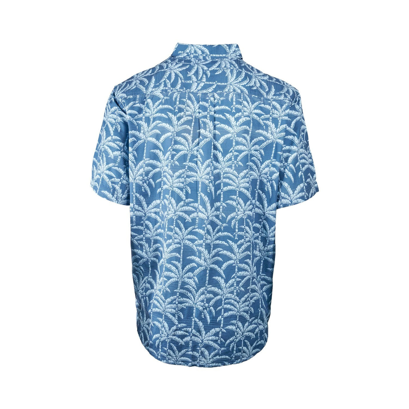 Tommy Bahama Men's Regal Blue Shirt Palm Bliss Button-Up Cotton Pocket S/S (S15)