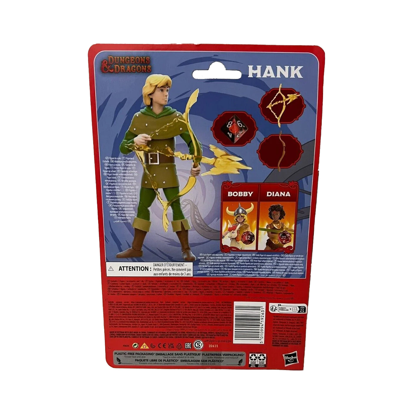 Dungeons & Dragons Cartoon Hank The Acrobat Action Figure (S19)