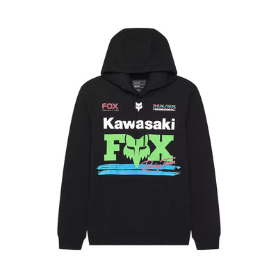 Fox Racing Black Men's Black Hoodie Kawasaki MX/SX Championship Pullover (S05)