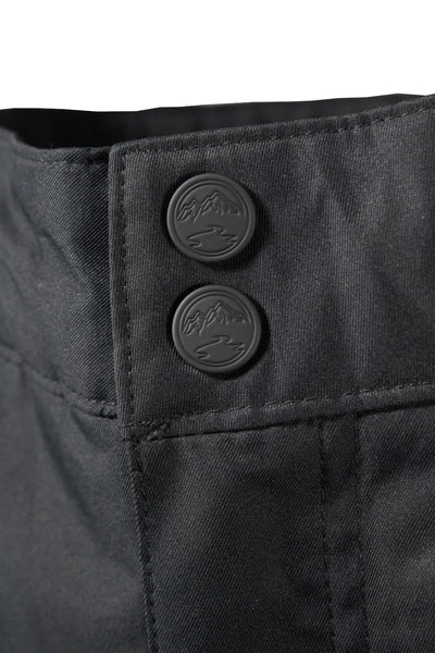 WindRiver Men's Black Pant HyperDri 1 Water Repellent Hiking Snow Pants (S01)