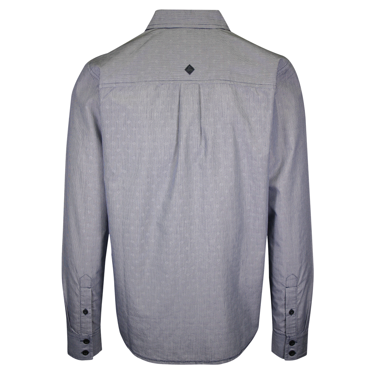 prAna Men's Diamond Pattern Striped L/S Woven Shirt (S59)