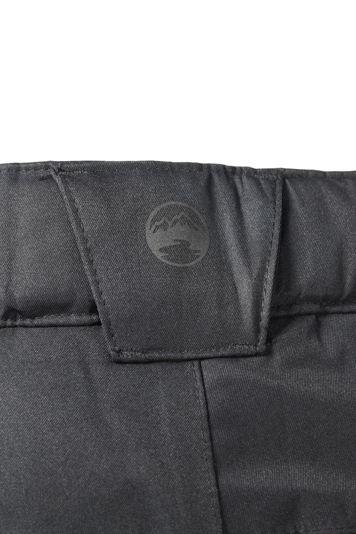 WindRiver Men's Black Pant HyperDri 1 Water Repellent Hiking Snow Pants (S01)